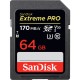 Sandisk Extreme PRO SDXC 64GB UHS-I 170 MB/S