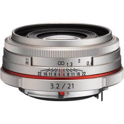 PENTAX 21mm F/3.2 DA HD AL Limited - ARGENTO - 2 Anni Di Garanzia SPED IMMEDIATA