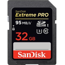 SanDisk Extreme Pro SDHC-SDXC UHS-I - 32GB 95 MB/s - ORIGINALE