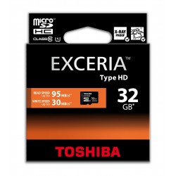 TOSHIBA microSDHC 32GB EXCERIA Type HD CLASSE 10