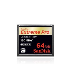 SANDISK COMPACT FLASH EXTREME PRO 64GB 160 MB/S