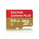 SANDISK EXTREME PLUS microSDHC 64GB UHS-I 80 MB/S