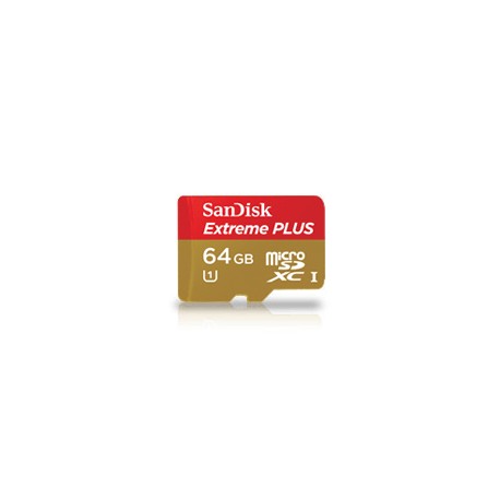 SANDISK EXTREME PLUS microSDHC 64GB UHS-I 80 MB/S