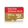 SANDISK EXTREME PLUS microSDHC 64GB UHS-I 80 MB/S