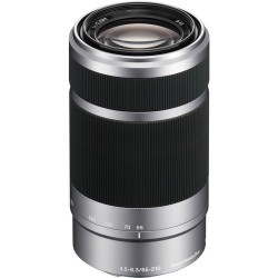 SONY 55-210mm F/4.5-6.3 OSS - ARGENTO - 2 ANNI DI GARANZIA - INNESTO E