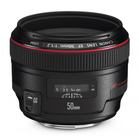 CANON EF 50mm F/1.2L USM - 4 ANNI DI GARANZIA IN ITALIA