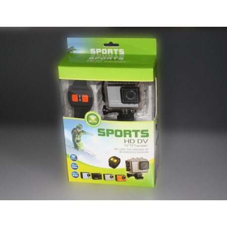 SPORTS HD DV 1080p 1.5 TFT Screen Stabilizzata - Sports Cam Wifi Full Hd H264 - 2 Anni Di Garanzia