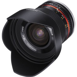 SAMYANG 12mm F/2.0 NCS CS - FUJI X - NERO - 2 Anni Di Garanzia SPEDIZIONE IMMEDIATA