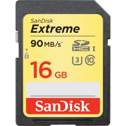 Sandisk Extreme SDHC 16GB UHS-I 90 MB/S