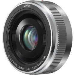 Panasonic Lumix G 20mm F/1.7 Asph. II - Argento - 4 ANNI DI GARANZIA