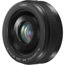 Panasonic Lumix G 20mm F/1.7 Asph. II - Nero - 4 ANNI DI GARANZIA