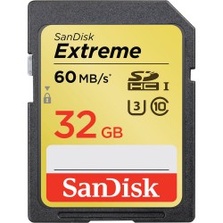 SANDISK EXTREME SDHC 32GB UHS-I 60 MB/S