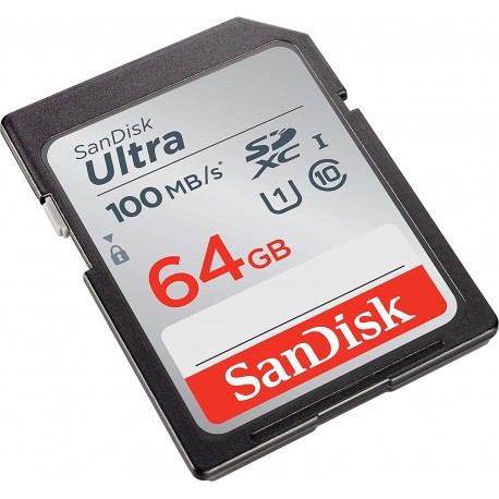 SanDisk Ultra 64GB UHS-I 100 MB/sec SDHC